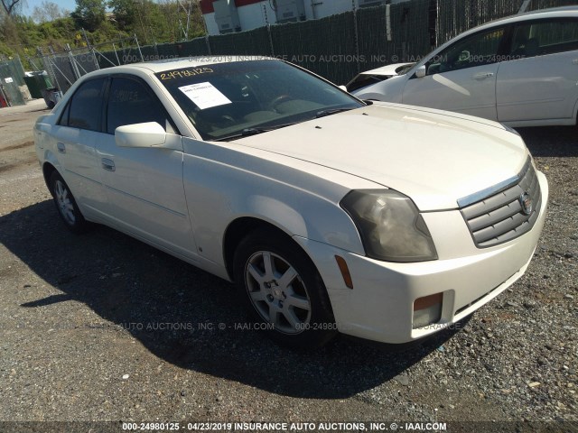 1G6DP577X60127248 - 2006 CADILLAC CTS HI FEATURE V6 WHITE photo 1