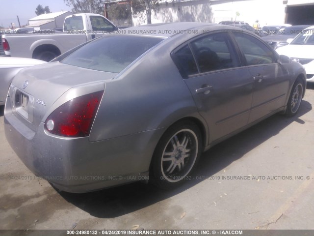 1N4BA41E04C872521 - 2004 NISSAN MAXIMA SE/SL TAN photo 4