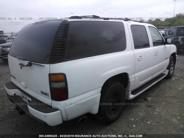 1GKFK66U24J110814 - 2004 GMC YUKON XL DENALI WHITE photo 4