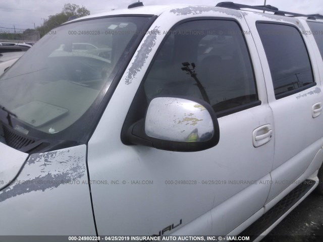 1GKFK66U24J110814 - 2004 GMC YUKON XL DENALI WHITE photo 6