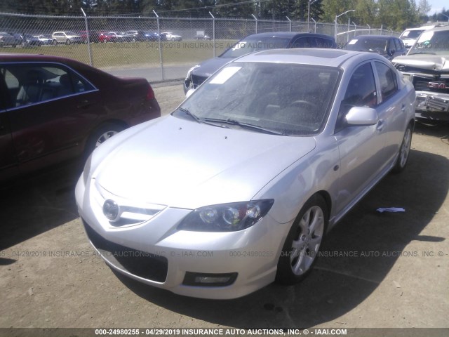 JM1BK323371743977 - 2007 MAZDA 3 S SILVER photo 2