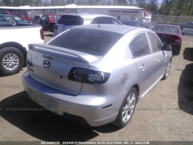 JM1BK323371743977 - 2007 MAZDA 3 S SILVER photo 4