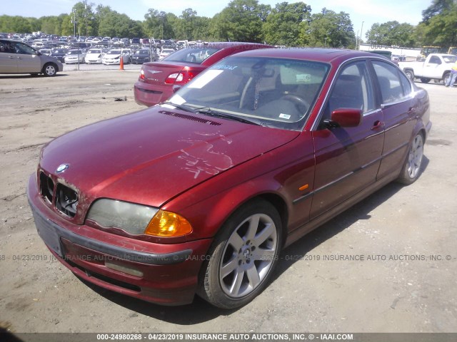 WBAAM5345YJR58641 - 2000 BMW 328 I RED photo 2