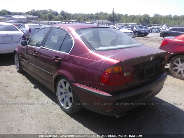 WBAAM5345YJR58641 - 2000 BMW 328 I RED photo 3