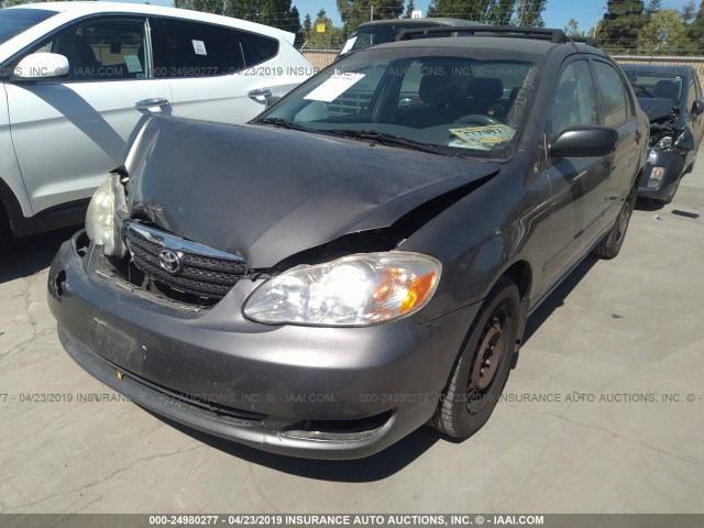 2T1BR32E18C922951 - 2008 TOYOTA COROLLA CE/LE/S GRAY photo 2