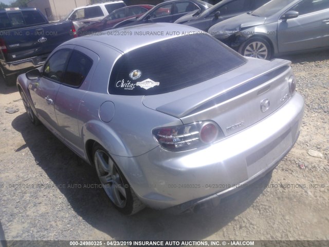 JM1FE17N350149741 - 2005 MAZDA RX8 SILVER photo 3