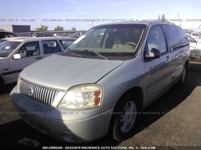 2MRDA202X4BJ10860 - 2004 MERCURY MONTEREY GRAY photo 2