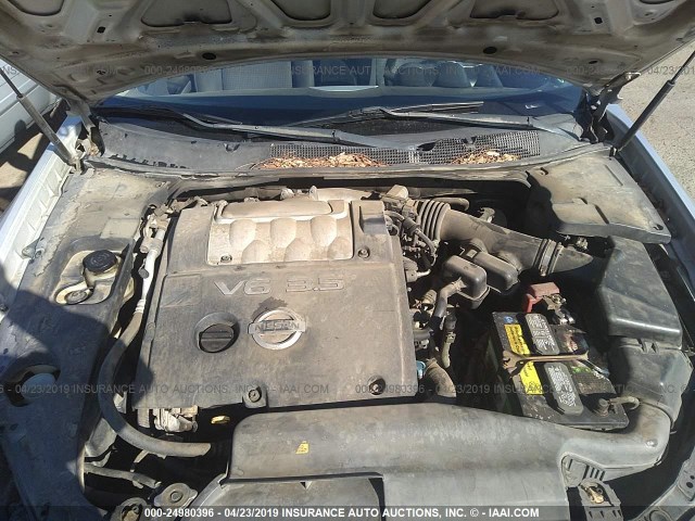 1N4BA41E16C818017 - 2006 NISSAN MAXIMA SE/SL SILVER photo 9