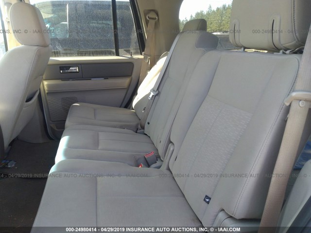 1FMFU16587LA10979 - 2007 FORD EXPEDITION XLT WHITE photo 8