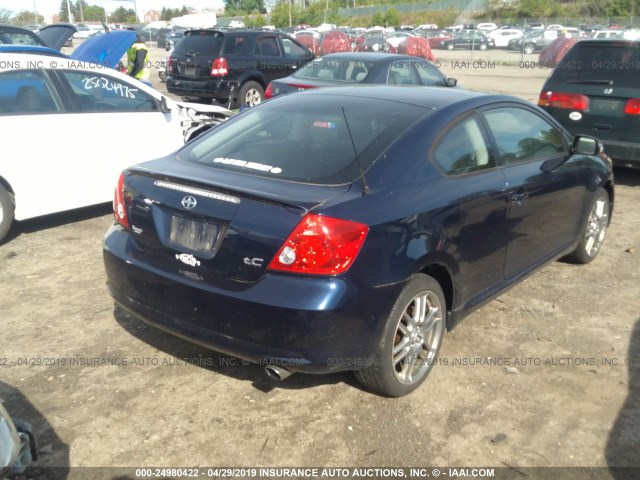 JTKDE177170181883 - 2007 TOYOTA SCION TC ლურჯი ფოტო 4