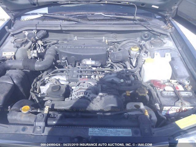 JF1SF6557YH711261 - 2000 SUBARU FORESTER S GREEN photo 10