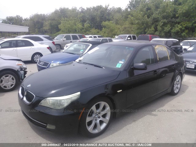 WBANW13549C162305 - 2009 BMW 535 I BLACK photo 2