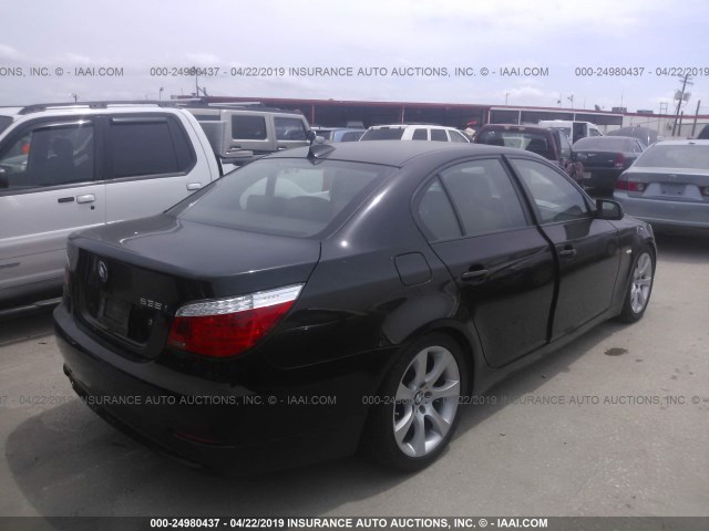 WBANW13549C162305 - 2009 BMW 535 I BLACK photo 4