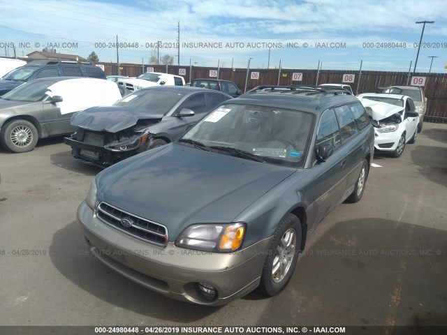 4S3BH6750Y7628813 - 2000 SUBARU LEGACY OUTBACK AWP 绿色 照片 6