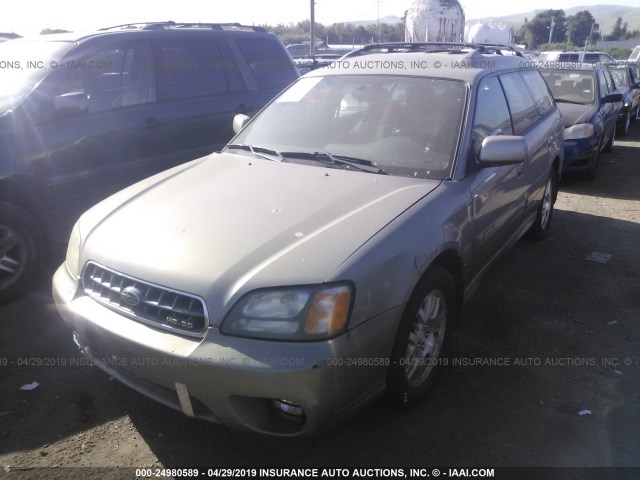 4S3BH895737645089 - 2003 SUBARU LEGACY OUTBACK H6 3.0 SPECIAL SILVER photo 2