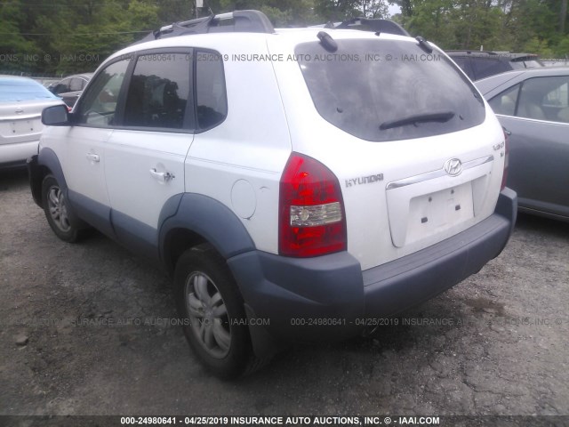 KM8JN12D46U319359 - 2006 HYUNDAI TUCSON GLS/LIMITED 白色 照片 3