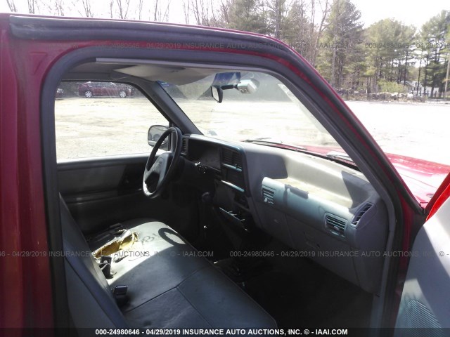 4F4CR12A9RTN10980 - 1994 MAZDA B2300 RED photo 5