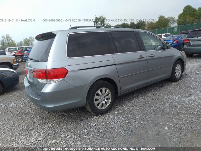 5FNRL38718B024483 - 2008 HONDA ODYSSEY EXL SILVER photo 4