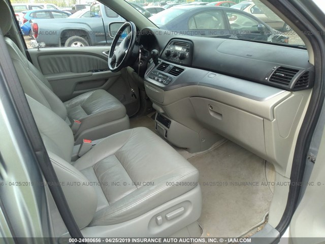 5FNRL38718B024483 - 2008 HONDA ODYSSEY EXL SILVER photo 5