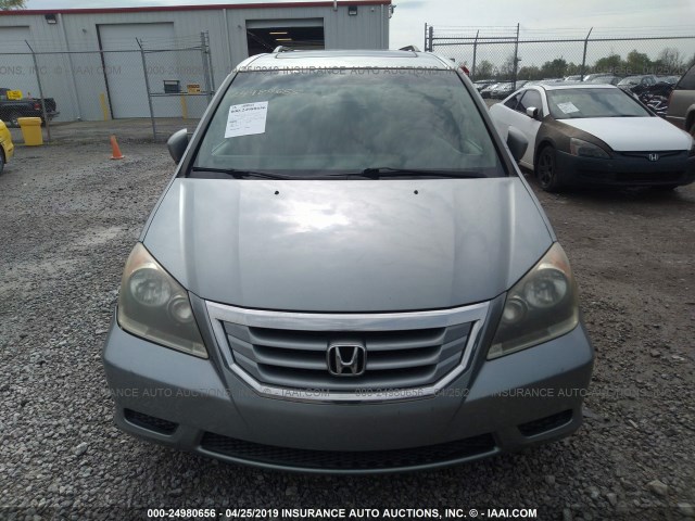 5FNRL38718B024483 - 2008 HONDA ODYSSEY EXL SILVER photo 6