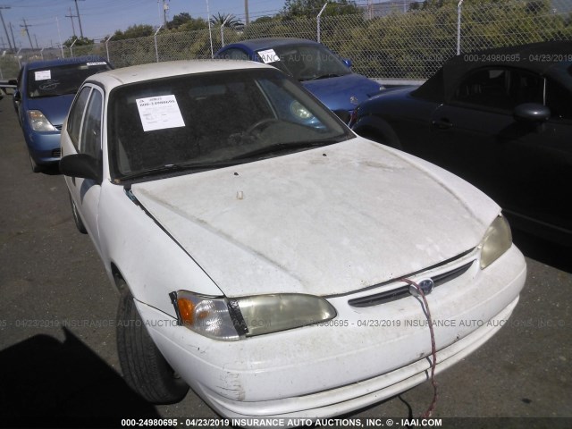 1NXBR12E2YZ341672 - 2000 TOYOTA COROLLA VE/CE/LE WHITE photo 1