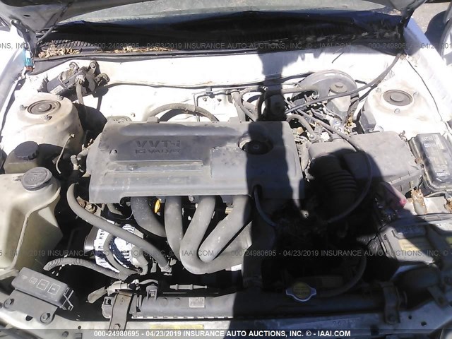 1NXBR12E2YZ341672 - 2000 TOYOTA COROLLA VE/CE/LE WHITE photo 10