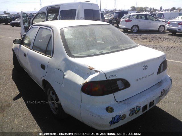 1NXBR12E2YZ341672 - 2000 TOYOTA COROLLA VE/CE/LE WHITE photo 3