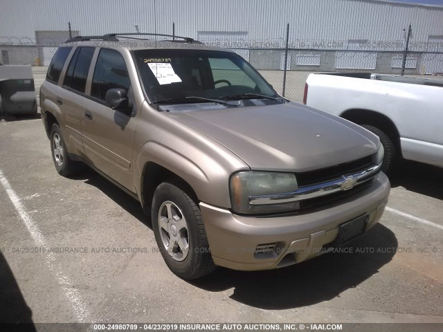 1GNDT13SX62330342 - 2006 CHEVROLET TRAILBLAZER LS/LT TAN photo 1