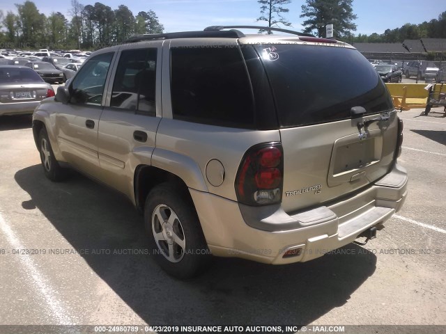 1GNDT13SX62330342 - 2006 CHEVROLET TRAILBLAZER LS/LT TAN photo 3