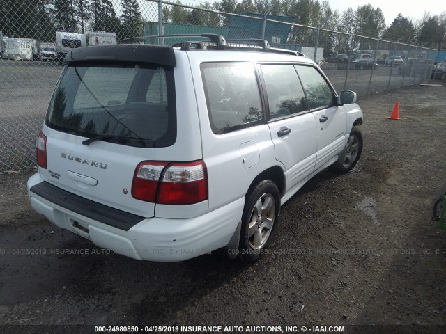 JF1SF65691H737357 - 2001 SUBARU FORESTER S Ağ foto 4