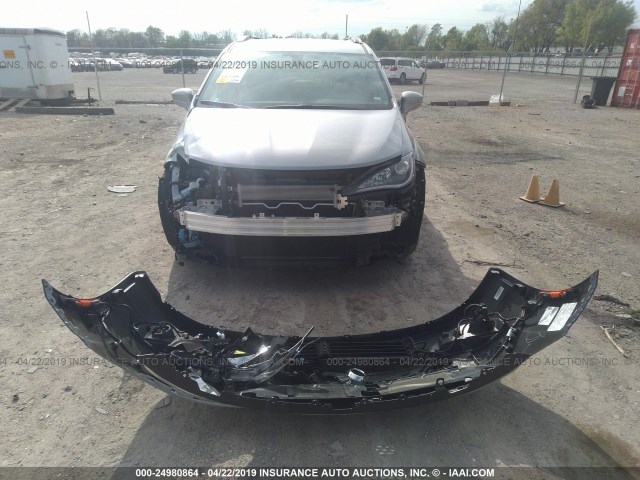 2C4RC1BG2KR609047 - 2019 CHRYSLER PACIFICA TOURING L Արծաթագույն լուսանկար 6