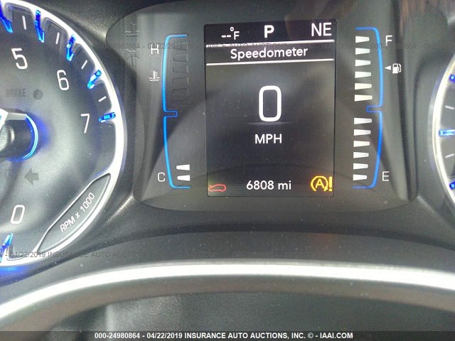 2C4RC1BG2KR609047 - 2019 CHRYSLER PACIFICA TOURING L Արծաթագույն լուսանկար 7