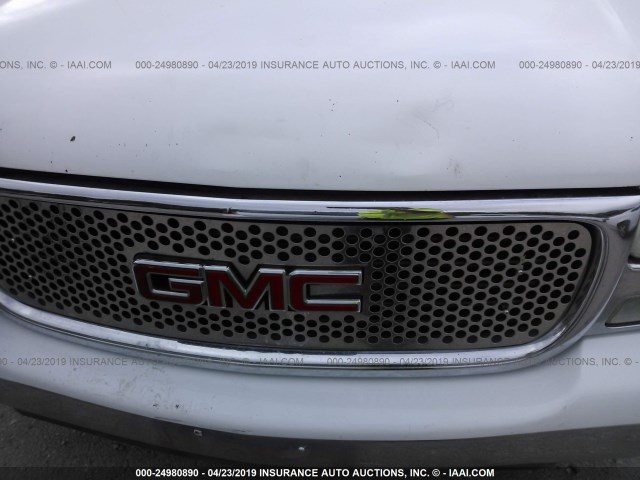 3GKFK16ZX2G261977 - 2002 GMC YUKON XL K1500 WHITE photo 6