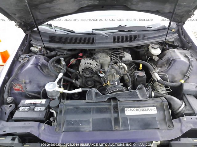 2G1FP22K3V2132247 - 1997 CHEVROLET CAMARO RS PURPLE photo 10