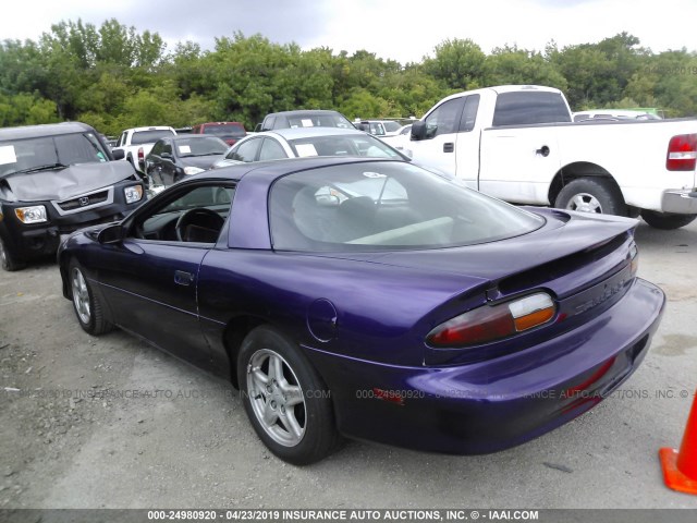 2G1FP22K3V2132247 - 1997 CHEVROLET CAMARO RS PURPLE photo 3