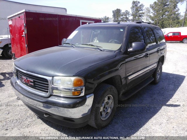 1GKEK13T55J175877 - 2005 GMC YUKON GRAY photo 2