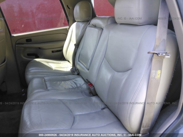 1GKEK13T55J175877 - 2005 GMC YUKON GRAY photo 8