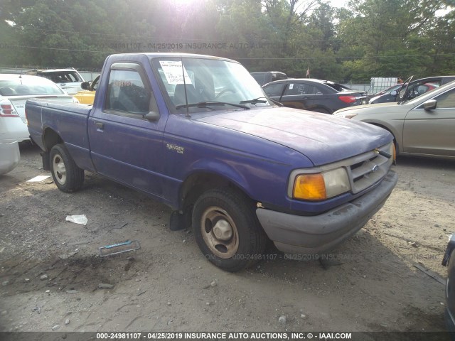 1FTCR10XXSTA49584 - 1995 FORD RANGER PURPLE photo 1