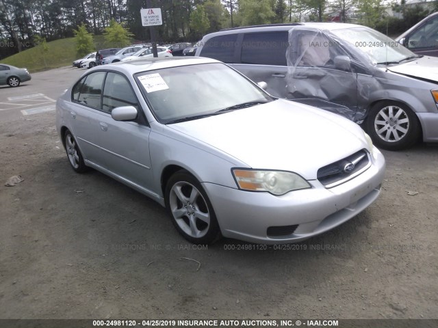 4S3BL626767208963 - 2006 SUBARU LEGACY 2.5I LIMITED SILVER photo 1