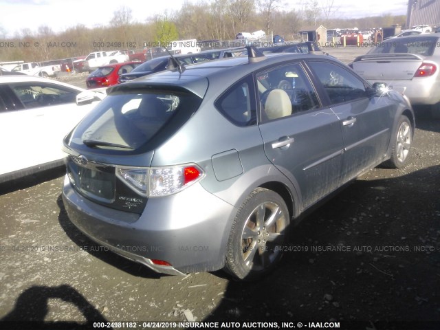 JF1GH6D69AG814123 - 2010 SUBARU IMPREZA OUTBACK SPORT GRAY photo 4