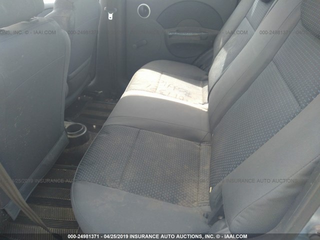 KL1TD666X7B755260 - 2007 CHEVROLET AVEO LS BLUE photo 8