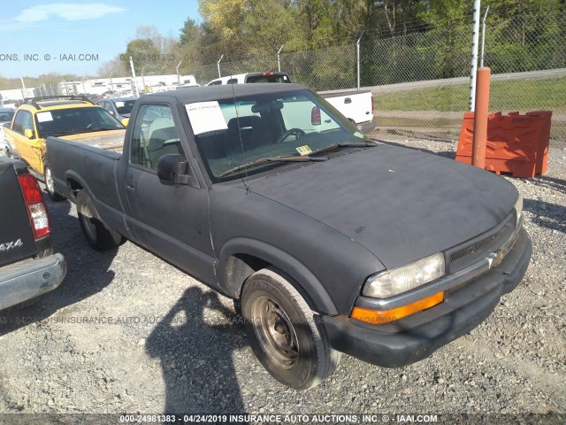 1GCCS1447YK178529 - 2000 CHEVROLET S TRUCK S10 BLACK photo 1