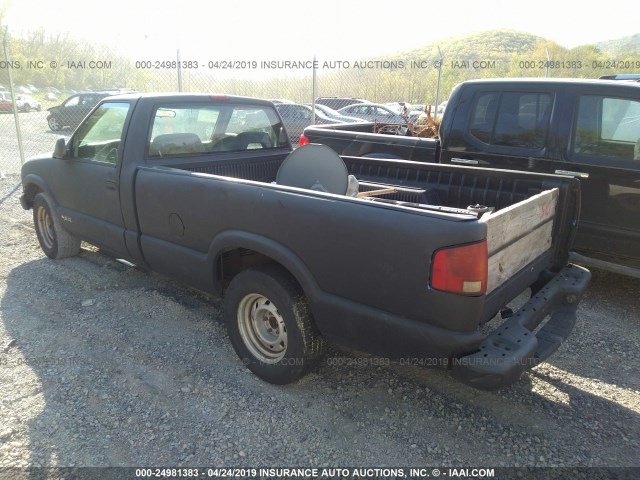 1GCCS1447YK178529 - 2000 CHEVROLET S TRUCK S10 BLACK photo 3