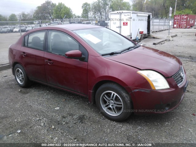 3N1AB61E97L697423 - 2007 NISSAN SENTRA 2.0/2.0S/2.0SL RED photo 1