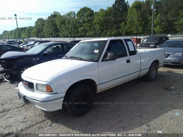 1GTCS1948S8537917 - 1995 GMC SONOMA WHITE photo 2