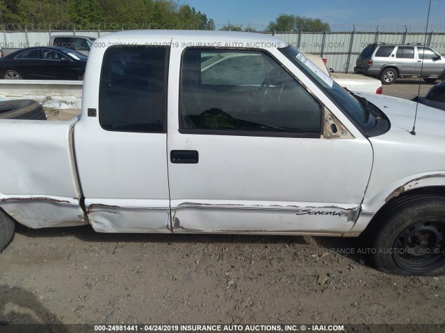 1GTCS1948S8537917 - 1995 GMC SONOMA WHITE photo 6