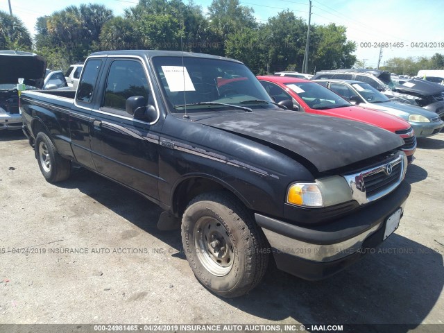 4F4YR16C8WTM16229 - 1998 MAZDA B2500 CAB PLUS BLACK photo 1