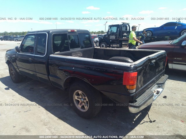 4F4YR16C8WTM16229 - 1998 MAZDA B2500 CAB PLUS BLACK photo 3