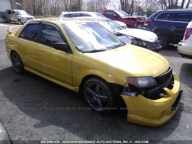 JM1BJ227X30644654 - 2003 MAZDA PROTEGE SPEED YELLOW photo 1