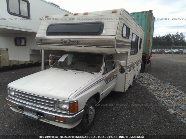 JT5RN75U9J0022430 - 1989 TOYOTA 21/MH  WHITE photo 2